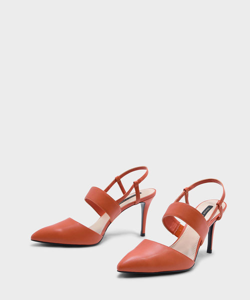 CHARLES & KEITH(チャールズ & キース)の「ポインテッドスリンングバックヒール / POINTED SLINGBACK HEELS(パンプス・レディース・ブラウン系その他/オレンジ/ブラック・24.5cm/22.5cm/23.5cm/23cm/25.5cm/25cm)」の15枚目の写真
