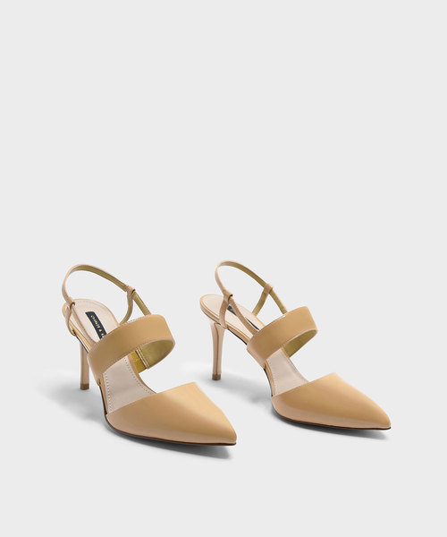 CHARLES & KEITH(チャールズ & キース)の「ポインテッドスリンングバックヒール / POINTED SLINGBACK HEELS(パンプス・レディース・ブラウン系その他/オレンジ/ブラック・24.5cm/22.5cm/23.5cm/23cm/25.5cm/25cm)」の21枚目の写真