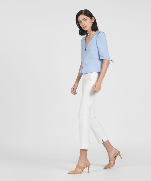 CHARLES & KEITH(チャールズ & キース)の「ポインテッドスリンングバックヒール / POINTED SLINGBACK HEELS(パンプス・レディース・ブラウン系その他/オレンジ/ブラック・24.5cm/22.5cm/23.5cm/23cm/25.5cm/25cm)」の6枚目の写真