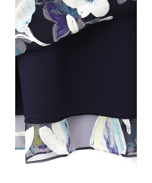 JILL STUART（ジルスチュアート）の「オパールフラワープリントフレアスカート（スカート・レディース・ライトグリーン/ネイビー・0/2/4）」の12枚目の写真