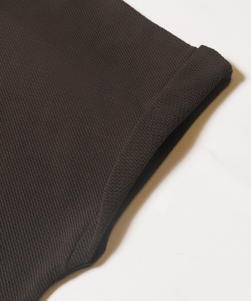 coca（coca）（コカ）の「エンボス加工ボートネックロングワンピース（ワンピース・レディース・ブラック/ブラウン・ONE SIZE/S/L/M）」の21枚目の写真