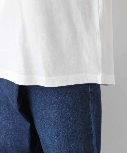 LEPSIM(レプシィム)の「80‘sライクロゴT/SS 802013(Tシャツ/カットソー・レディース・オフホワイト/ブラック/チャコールグレー・FREE)」の15枚目の写真