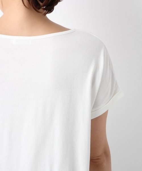 LEPSIM(レプシィム)の「80‘sライクロゴT/SS 802013(Tシャツ/カットソー・レディース・オフホワイト/ブラック/チャコールグレー・FREE)」の16枚目の写真