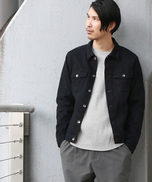 Confirm（コンファーム）の「Confirm / コンファーム デニムGジャン（デニムジャケット・メンズ・ネイビー/ブルー/サックスブルー/ブラック・M/L）」の2枚目の写真