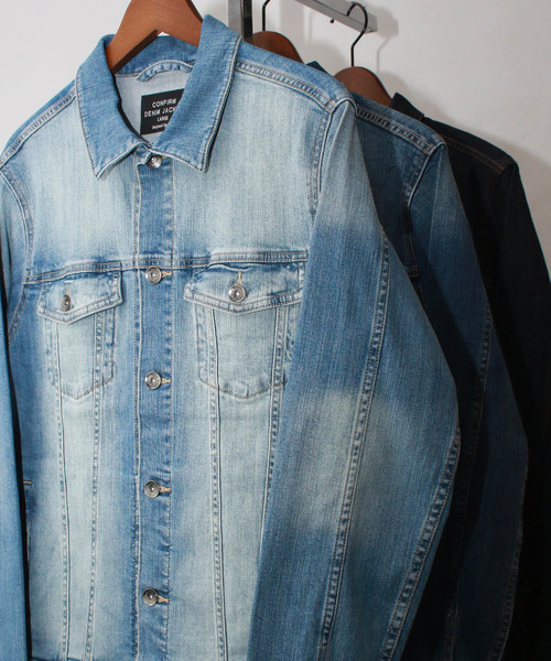 Confirm（コンファーム）の「Confirm / コンファーム デニムGジャン（デニムジャケット・メンズ・ネイビー/ブルー/サックスブルー/ブラック・M/L）」の6枚目の写真