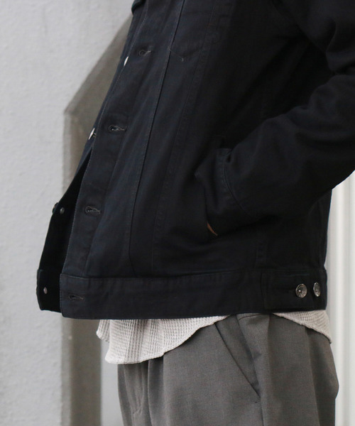 Confirm（コンファーム）の「Confirm / コンファーム デニムGジャン（デニムジャケット・メンズ・ネイビー/ブルー/サックスブルー/ブラック・M/L）」の13枚目の写真