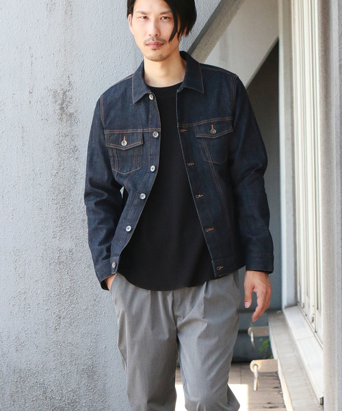 Confirm（コンファーム）の「Confirm / コンファーム デニムGジャン（デニムジャケット・メンズ・ネイビー/ブルー/サックスブルー/ブラック・M/L）」の22枚目の写真