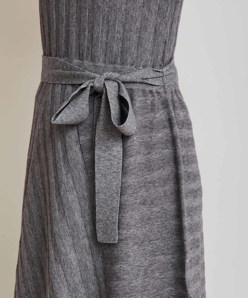 The Virgnia(ザ ヴァージニア)の「ワイドリブ切替ニットワンピース(ワンピース・レディース・ブラック/グレー/ボルドー・FREE)」の18枚目の写真