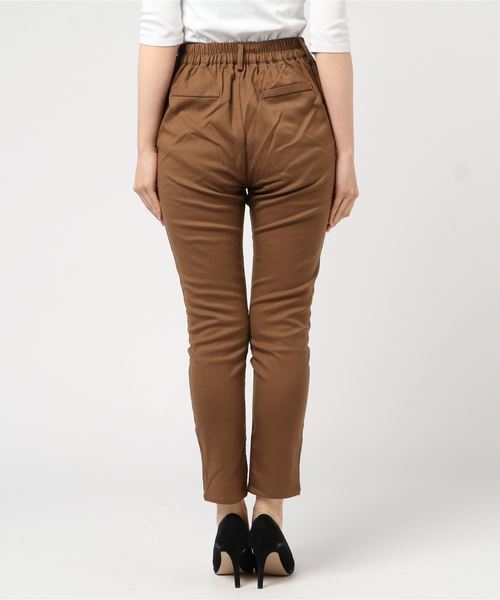 KOBE LETTUCE（コウベレタス）の「[テーパード/ワイド]選べる2typeあったか裏起毛イージーパンツ＊微起毛/ボトムス/レディース[M2299]神戸レタス（その他パンツ・レディース・ブラック/グレー/ブラック系その他/グレー系その他/キャメル/イエロー系その他・FREE）」の13枚目の写真