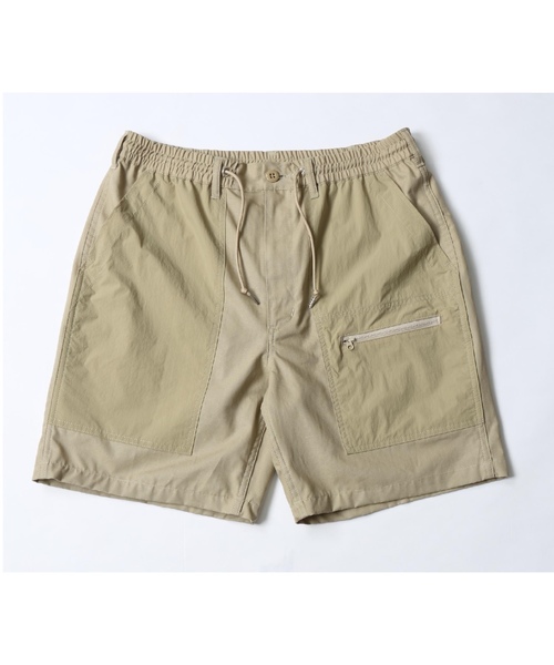 MAGIC NUMBER(マジック ナンバー)の「RIPSTOP×NYLON DOUBLE KNEE SHORTS(パンツ)」|ベージュ