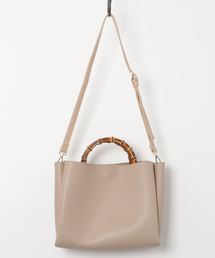 バンブーハンドルトートバッグ