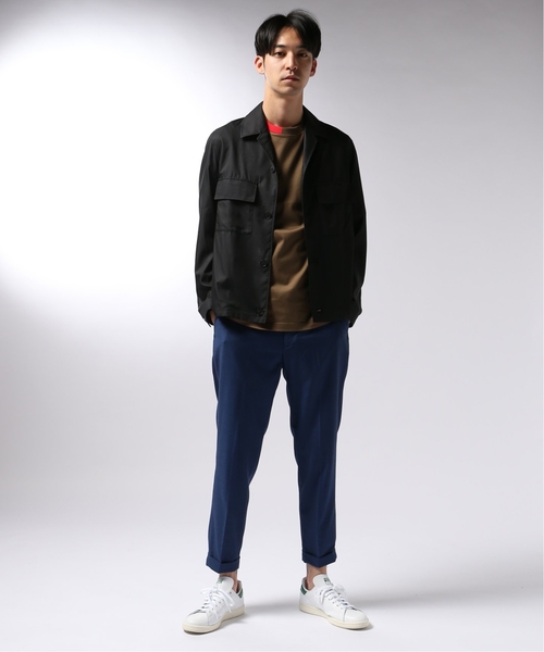 EDIFICE（エディフィス）の「WKED / ウィークエンド ネックドッキングTee（Tシャツ/カットソー・メンズ・ライトグレー/ゴールド/ブラウン系その他・SMALL/FREE/MEDIUM/LARGE）」の13枚目の写真