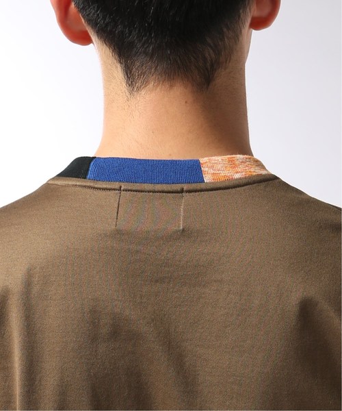 EDIFICE（エディフィス）の「WKED / ウィークエンド ネックドッキングTee（Tシャツ/カットソー・メンズ・ライトグレー/ゴールド/ブラウン系その他・SMALL/FREE/MEDIUM/LARGE）」の21枚目の写真