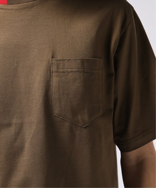 EDIFICE（エディフィス）の「WKED / ウィークエンド ネックドッキングTee（Tシャツ/カットソー・メンズ・ライトグレー/ゴールド/ブラウン系その他・SMALL/FREE/MEDIUM/LARGE）」の14枚目の写真