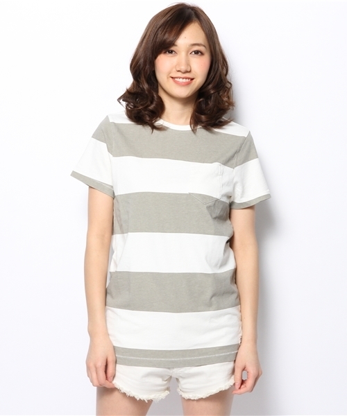 BEAMS BOY(ビームスボーイ)の「M.Nii / Invi-T(Tシャツ/カットソー・レディース・グレー/グリーン/ネイビー・ONE SIZE)」の2枚目の写真