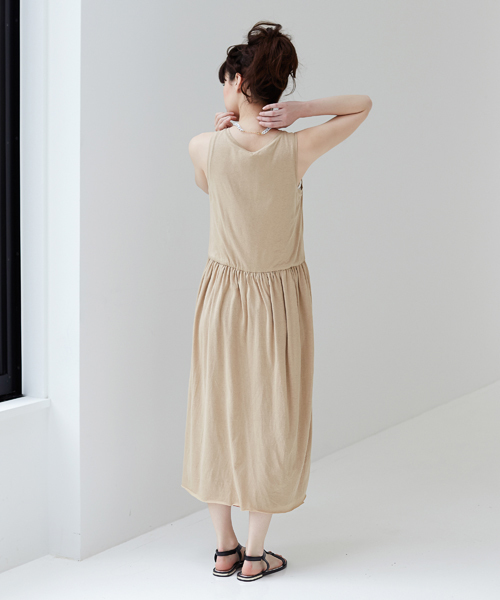 Another Edition(アナザーエディション)の「【WEB限定】ae リバーシブル MAX OP ◆(ワンピース・レディース・ブラック/グレー/ベージュ・フリ-)」の5枚目の写真