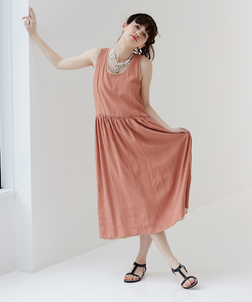 Another Edition(アナザーエディション)の「【WEB限定】ae リバーシブル MAX OP ◆(ワンピース・レディース・ブラック/グレー/ベージュ・フリ-)」の8枚目の写真