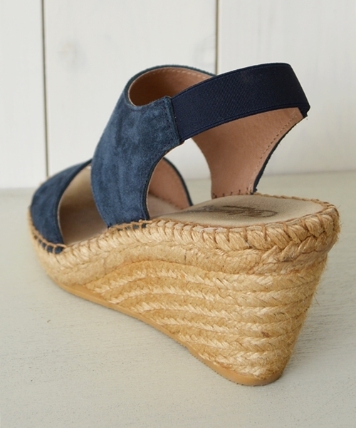 SHIPS for women（シップスフォーウィメン）の「★★CALZANOR:2ストラップジュートウェッジ◇（サンダル・レディース・ベージュ/ネイビー/カモフラージュ・35/36/38/37）」の7枚目の写真