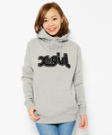 X-girl | PILE LOGO SWEAT BIG HOODIE(連帽外套)