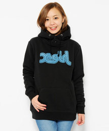 X-girl | PILE LOGO SWEAT BIG HOODIE(パーカー)