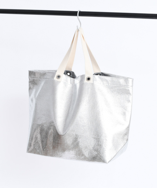 DouDou（ドゥドゥ）の「メタルトートBAG（トートバッグ・レディース・シルバー/ブロンズ/ピンク・ONE SIZE/FREE）」の3枚目の写真