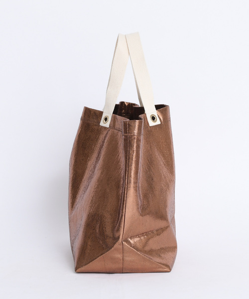 DouDou（ドゥドゥ）の「メタルトートBAG（トートバッグ・レディース・シルバー/ブロンズ/ピンク・ONE SIZE/FREE）」の4枚目の写真