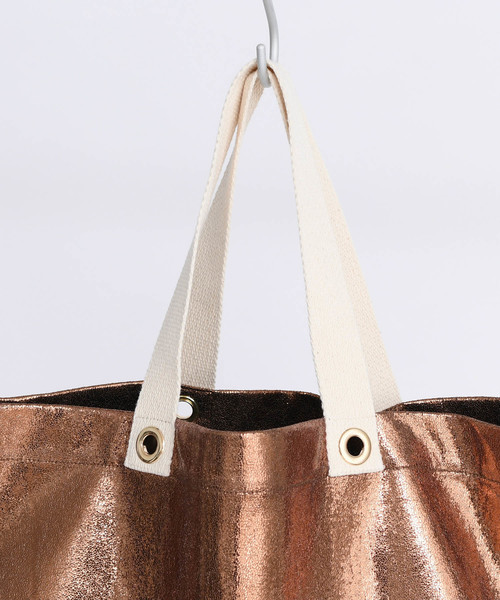 DouDou（ドゥドゥ）の「メタルトートBAG（トートバッグ・レディース・シルバー/ブロンズ/ピンク・ONE SIZE/FREE）」の6枚目の写真