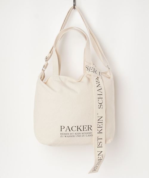 SPRUCE（スプルース）の「メッセージリボントート（トートバッグ・レディース・ブラック/ベージュ/オフホワイト/モカ・FREE）」の2枚目の写真