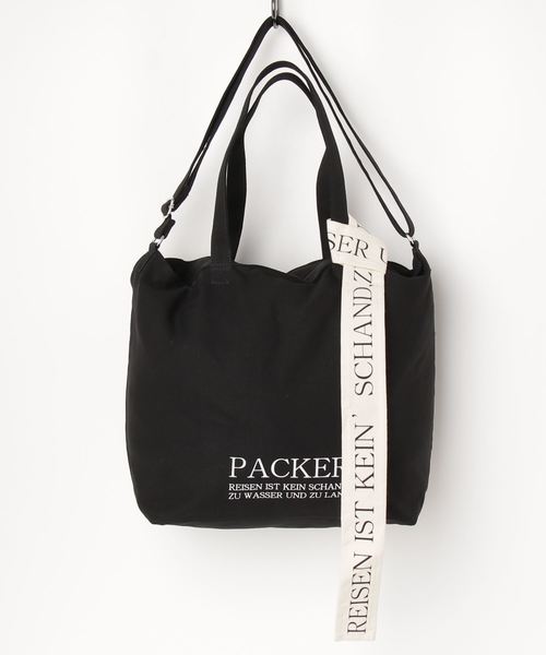 SPRUCE（スプルース）の「メッセージリボントート（トートバッグ・レディース・ブラック/ベージュ/オフホワイト/モカ・FREE）」の3枚目の写真