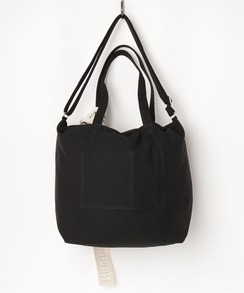 SPRUCE（スプルース）の「メッセージリボントート（トートバッグ・レディース・ブラック/ベージュ/オフホワイト/モカ・FREE）」の5枚目の写真