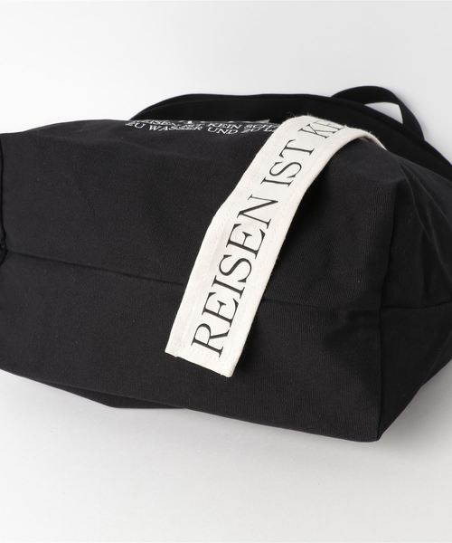 SPRUCE（スプルース）の「メッセージリボントート（トートバッグ・レディース・ブラック/ベージュ/オフホワイト/モカ・FREE）」の6枚目の写真