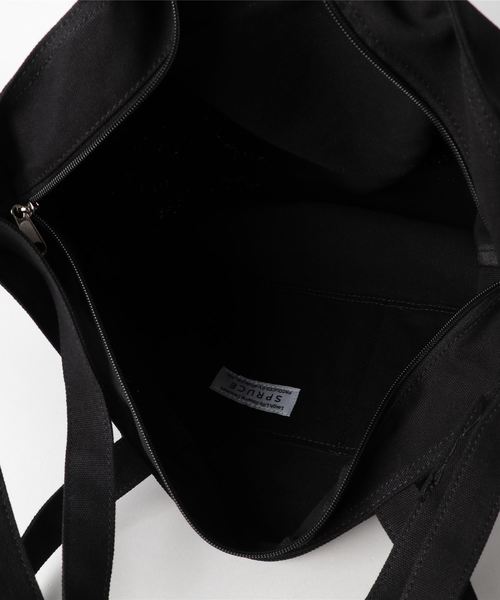 SPRUCE（スプルース）の「メッセージリボントート（トートバッグ・レディース・ブラック/ベージュ/オフホワイト/モカ・FREE）」の7枚目の写真