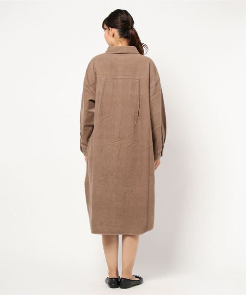 PAGEBOY（ページボーイ）の「コーデュロイシャツワンピース