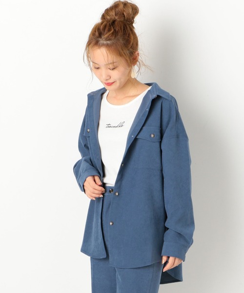 archives(アルシーヴ)の「【setupにも】ポケットチュニックBIGシャツ(シャツ/ブラウス・レディース・ベージュ/ブラウン/ブルー/アイボリー・MEDIUM)」の4枚目の写真