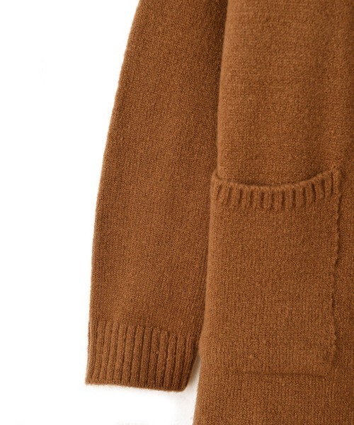 marjour（マージュール）の「HOODED KNIT CARDIGAN（カーディガン/ボレロ・レディース・アイボリー/キャメル・MEDIUM）」の19枚目の写真