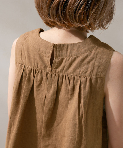 rectangle（レクタングル）の「コットンリネンセットアップ（その他パンツ・レディース・ブラック/キャメル・MEDIUM）」の11枚目の写真