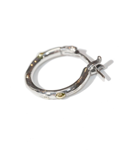 VIVIFY（ビビファイ）の「ピアス/フープ(M)/ゴールドダスト（ピアス（片耳用）・メンズ・シルバー×ゴールド/その他2・FREE）」の10枚目の写真