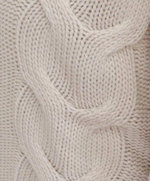 PairPair（ペアペア）の「裏地付きケーブルニットカーデ（その他アウター・レディース・ベージュ/モカ/アイボリー・FREE）」の20枚目の写真