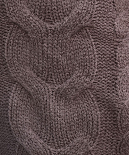 PairPair（ペアペア）の「裏地付きケーブルニットカーデ（その他アウター・レディース・ベージュ/モカ/アイボリー・FREE）」の22枚目の写真