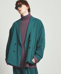 MAISON SPECIAL | 《ユニセックスアイテム》コンパクト2WAYストレッチプライムオーバーダブルジャケット 【MAISON SPECIAL/メゾンスペシャル】■セットアップ対応■(テーラードジャケット)