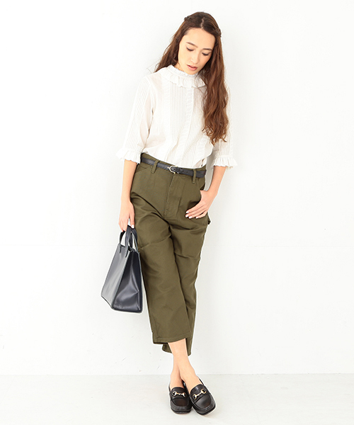 BEAMS BOY（ビームスボーイ）の「Dickies / CropPainter SPECIAL 14FW（その他パンツ・レディース・ナチュラル/ブラック/オリーブ・30inch/28inch）」の15枚目の写真