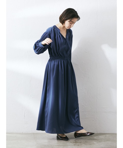 NONA BOUTIQUE 恨めし ネイビー花柄ワンピース 13