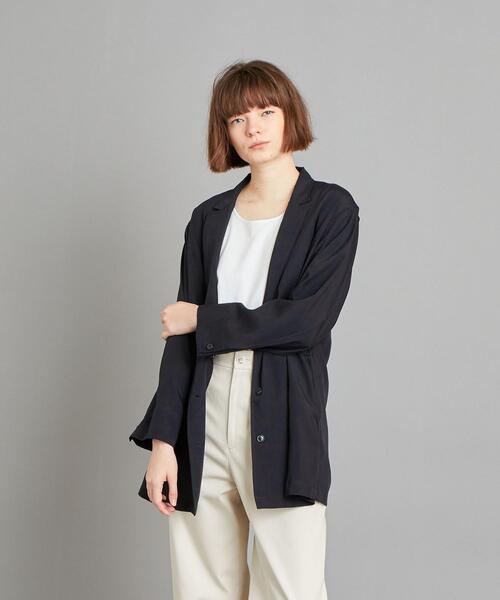 Steven Alan（スティーブンアラン）の「＜Steven Alan＞OPEN COLLAR SHIRT/シャツ о（シャツ/ブラウス・レディース・ライトピンク/ホワイト/ネイビー・MEDIUM/SMALL）」の22枚目の写真