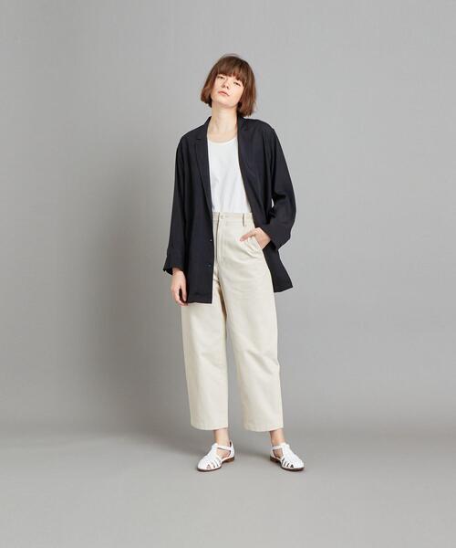 Steven Alan（スティーブンアラン）の「＜Steven Alan＞OPEN COLLAR SHIRT/シャツ о（シャツ/ブラウス・レディース・ライトピンク/ホワイト/ネイビー・MEDIUM/SMALL）」の20枚目の写真