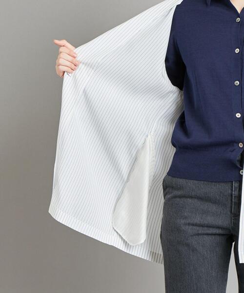 Steven Alan（スティーブンアラン）の「＜Steven Alan＞OPEN COLLAR SHIRT/シャツ о（シャツ/ブラウス・レディース・ライトピンク/ホワイト/ネイビー・MEDIUM/SMALL）」の19枚目の写真