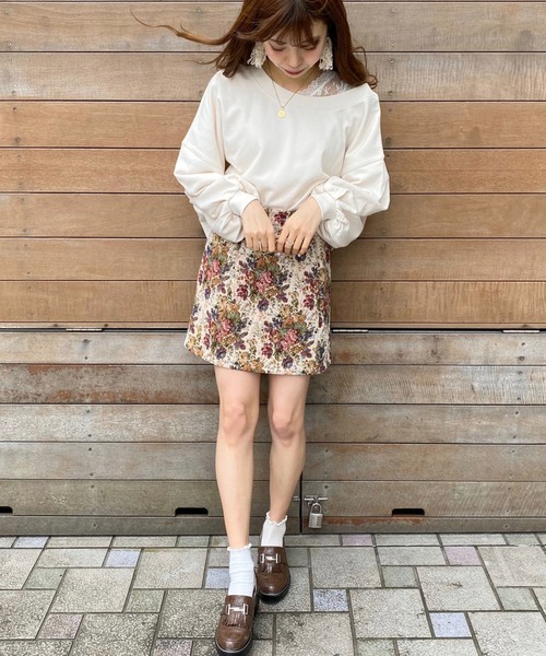 apres jour（アプレジュール）の「ワンショル裏毛プルオーバー【ZOZOTOWN限定アイテム】（スウェット・レディース・アイボリー/ブラック/モカ/ミント/ラベンダー・フリー）」の14枚目の写真