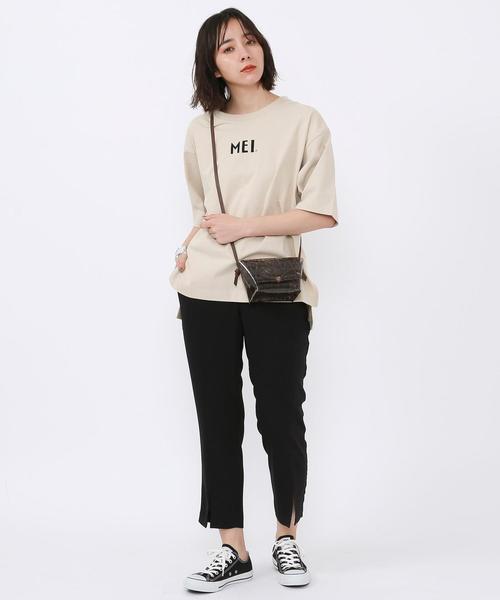 MEI(メイ)の「【WEB限定カラー】MEI(メイ)別注ワンポイントTシャツ#(Tシャツ/カットソー・レディース・その他2/ホワイト/ベージュ/ネイビー/その他1・FREE)」の19枚目の写真