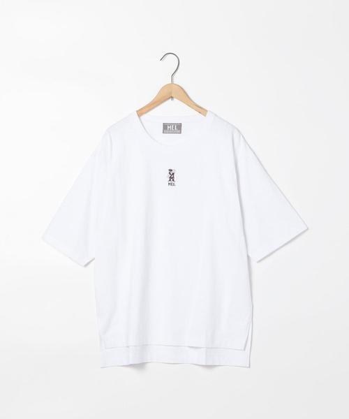 MEI(メイ)の「【WEB限定カラー】MEI(メイ)別注ワンポイントTシャツ#(Tシャツ/カットソー・レディース・その他2/ホワイト/ベージュ/ネイビー/その他1・FREE)」の18枚目の写真