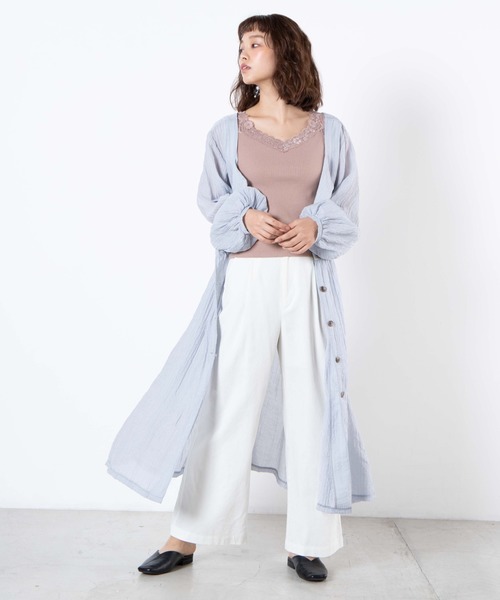 WEGO(ウィゴー)の「WEGO/【前後で使える】2wayレースタンクトップ(キャミソール・レディース・ブラック/ライトグレー/ベージュ/オフホワイト・FREE)」の15枚目の写真