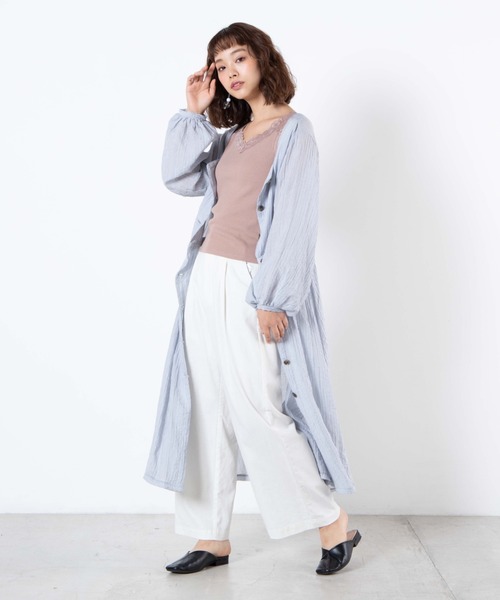 WEGO(ウィゴー)の「WEGO/【前後で使える】2wayレースタンクトップ(キャミソール・レディース・ブラック/ライトグレー/ベージュ/オフホワイト・FREE)」の16枚目の写真